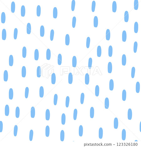Simple rain pattern. Blue Water line and liquid drops. Small dash background. Rainy fall texture. Vector illustration Simple rain pattern. Blue Water line and liquid drops. Small dash background. Rainy fall texture. Vector illustration 123326180