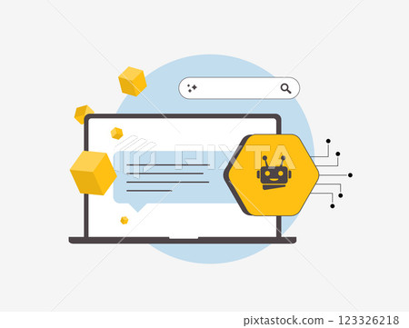 AI agents in crypto - blockchain technology, automating smart contracts and enabling secure transactions. AI-driven apps optimize trading, security and decentralized finance for digital innovation 123326218