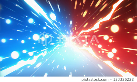 "Comparative red and blue energy background" "Comparative red and blue energy background" 123326228