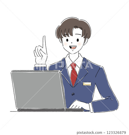 Laptop male Laptop male 123326879