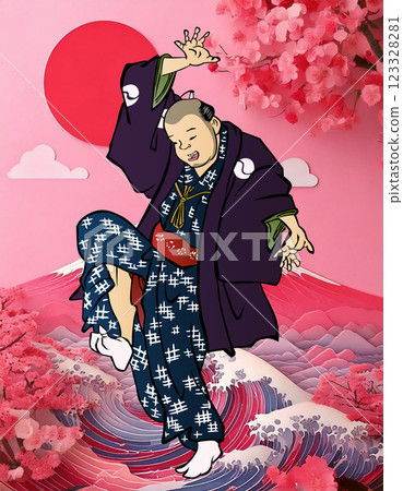 Dancing man Dancing man 123328281