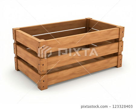 Wooden planting box made from natural materials suitable for gardening or decoration Wooden planting box made from natural materials suitable for gardening or decoration 123328403