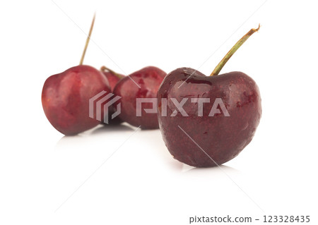 Cherry isolated on white background Cherry isolated on white background 123328435