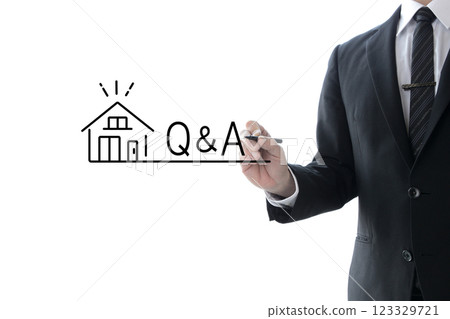 Image that can be used when compiling Q&A related to your home 123329721