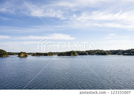 從遊船上眺望英虞灣 123331007