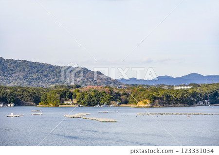 從英虞灣遊輪上眺望橫山瞭望台 從英虞灣遊輪上眺望橫山瞭望台 123331034