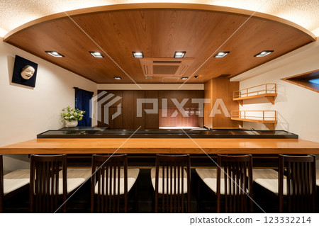 Inside a Japanese sushi restaurant Inside a Japanese sushi restaurant 123332214