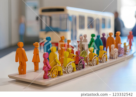 Low-floor buses and wheelchair users and the elderly 123332542