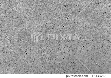 Gray concrete surface with porous rough texture and fine grain details. Modern industrial pattern. Urban minimalism. Abstract background 123332680