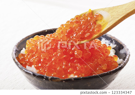 看起來美味的鮭魚子蓋飯 看起來美味的鮭魚子蓋飯 123334347