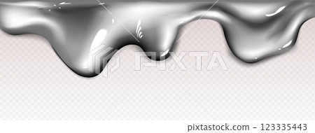 Silver liquid drip border 123335443