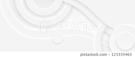 Neumorphism abstract white background 123335463