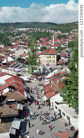Aerial Sebilj Brunnen 123336848
