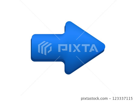 Blue arrow pointing right for navigation and direction Blue arrow pointing right for navigation and direction 123337115