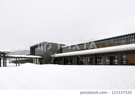 冬天的道之驛越前小野荒島之裡（福井縣小野市） 123337520