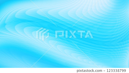 A gentle striped ripple pattern with a refreshing, pale blue feel like a gentle breeze 123338799