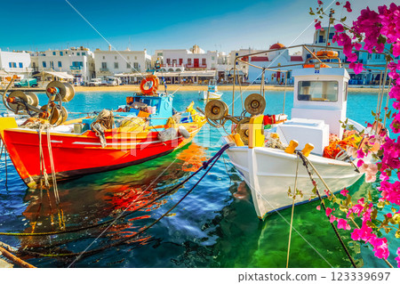 Mykonos island, Greece 123339697
