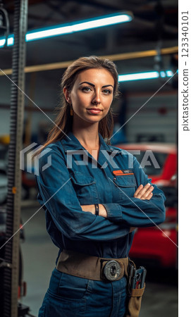 Surrounded by fragrant bouquets, a skilled flower vendor creates an artistic arrangement at her lively market stall filled with nature colorful beauty Surrounded by fragrant bouquets, a skilled flower vendor creates an artistic arrangement at her lively market stall filled with nature colorful beauty 123340101