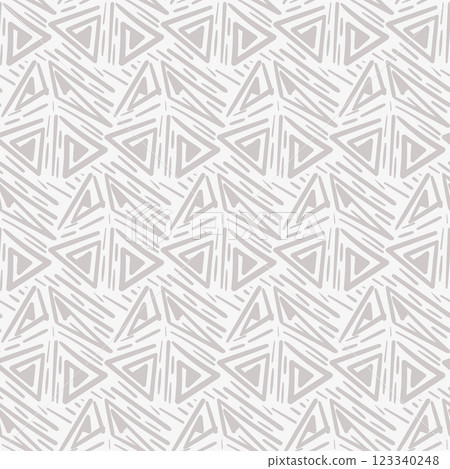 Seamless abstract triangle hand-drawn pattern vector image Seamless abstract triangle hand-drawn pattern vector image 123340248