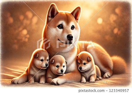 Shiba Inu的父母子女 123340957