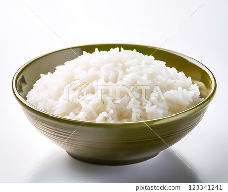 Rice: White rice image material 123341241