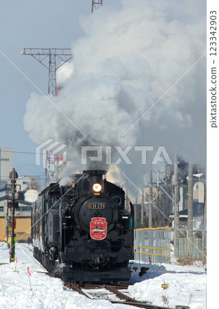 25th Anniversary of the Steam Locomotive Winter Wetlands, Senmo Main Line, Steam Locomotive Train, C11 171 123342903