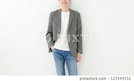 A man in a jacket 123343532