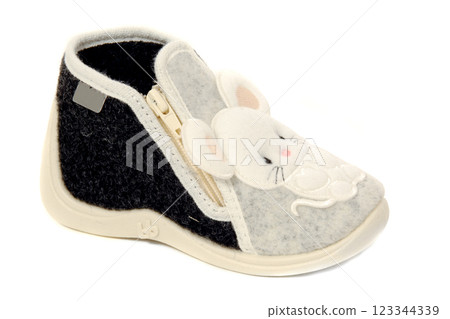 Baby shoe 123344339