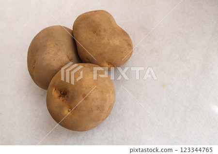 Fresh potatoes 123344765