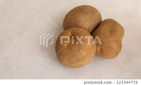Fresh potatoes 123344778