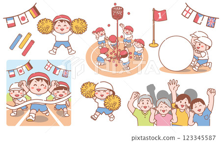 小學運動會插圖集 123345587