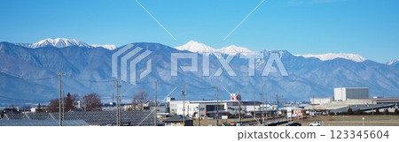 View of the Northern Alps from Matsumotodaira 123345604
