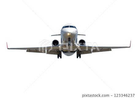 Privat jet plane isolated on a white background 123346237