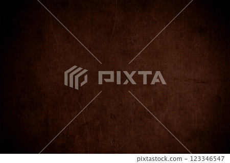 Textured dark brown vintage canvas or paper background with cracks and scratches. Textured dark brown vintage canvas or paper background with cracks and scratches. 123346547