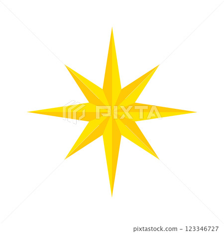Star of Bethlehem Icon. Christmas star. Glitter Sparkling Star of Bethlehem Icon. Christmas star. Glitter Sparkling 123346727