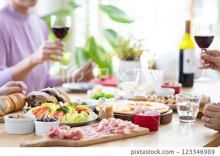 Home party food Home party food 123346989