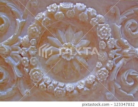 Marble ornament Marble ornament 123347832