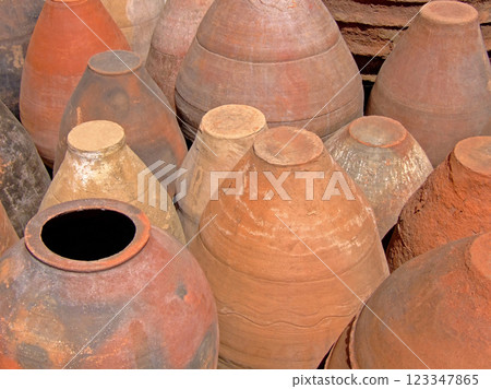 Terracotta pots Terracotta pots 123347865