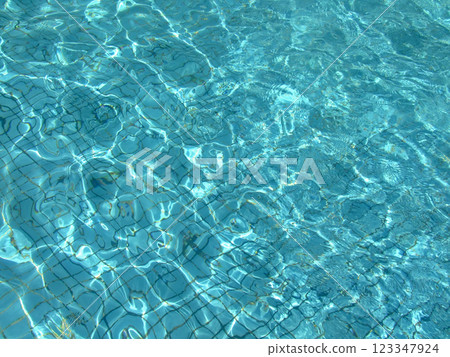 Azure blue water Azure blue water 123347924