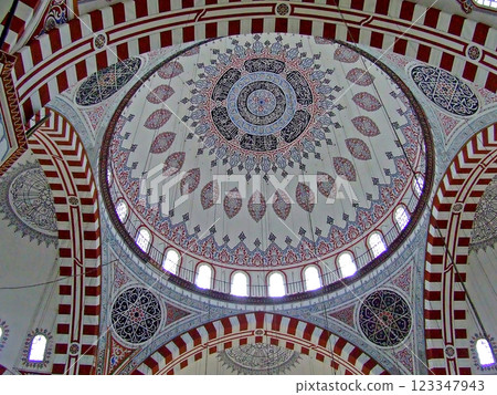 Mosque dome 123347943