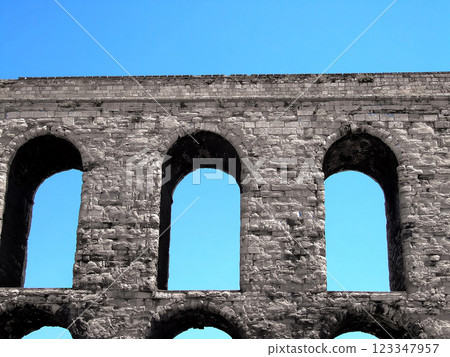 Roman aqueduct Roman aqueduct 123347957