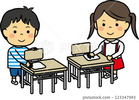 小學生擦桌子 小學生擦桌子 123347993