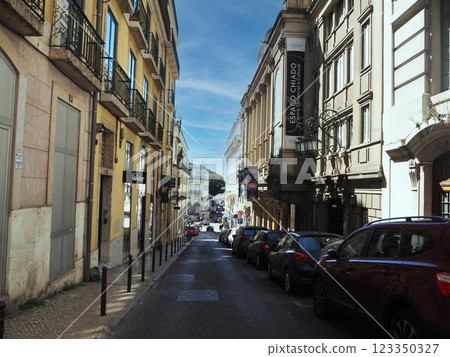 The streets of Lisbon The streets of Lisbon 123350327