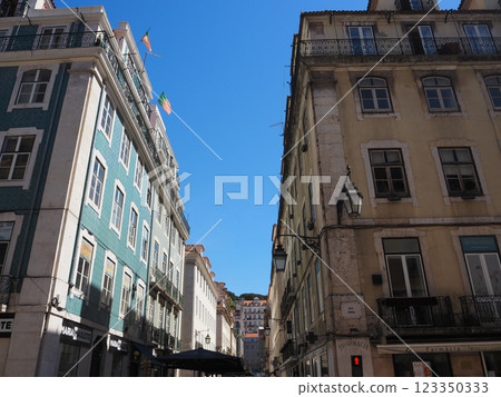 The streets of Lisbon The streets of Lisbon 123350333