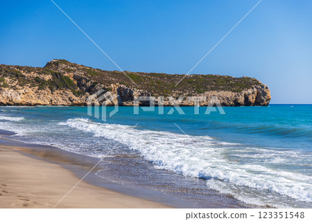 Patara beach landscape photo taken on a sunny summer day Patara beach landscape photo taken on a sunny summer day 123351548