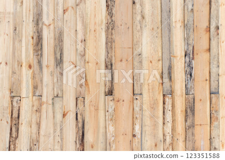 Natural Wooden Plank Wall, Background Texture 123351588