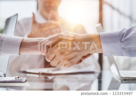 Business partnership meeting concept. Image businessmans handshake. Successful businessmen handshaking after good deal. Business partnership meeting concept. Image businessmans handshake. Successful businessmen handshaking after good deal. 123353497
