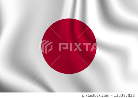 Flag of Japan. Japanese national symbol in official colors. Template icon. Abstract vector background Flag of Japan. Japanese national symbol in official colors. Template icon. Abstract vector background 123353828