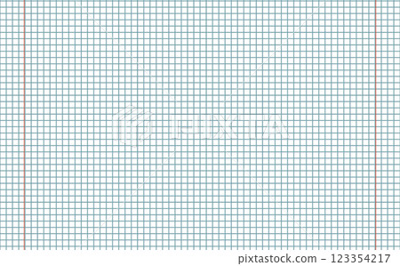 Graph paper. Printable squared grid paper with color horizontal lines. Geometric background for school, textures, notebook, diary. Realistic lined paper blank size reversal A5 Graph paper. Printable squared grid paper with color horizontal lines. Geometric background for school, textures, notebook, diary. Realistic lined paper blank size reversal A5 123354217