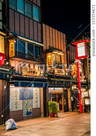 Asakusa street view in Tokyo, Japan 123354671